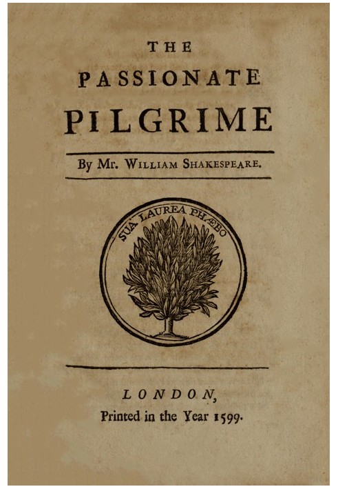 Book The Passionate Pilgrim
