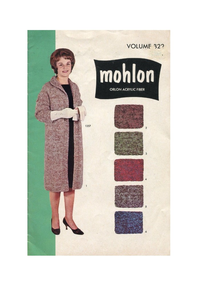 Книга Легко изготовить модную одежду: из акрилового волокна Mohlon Orlon от Rochelle. Том B22.