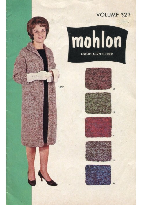 Книга Легко изготовить модную одежду: из акрилового волокна Mohlon Orlon от Rochelle. Том B22.