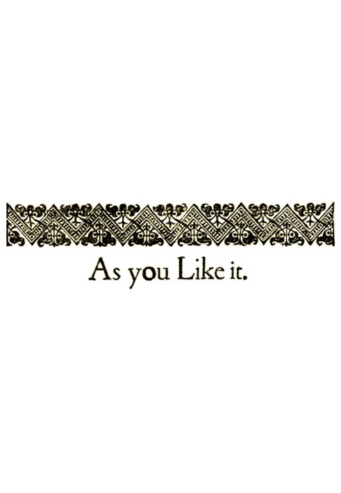 Book As You Like It