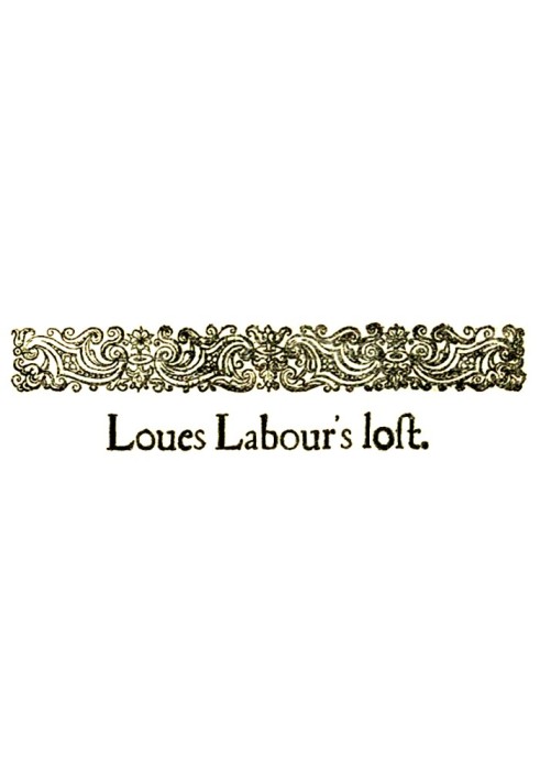 Book Love's Labour's Lost