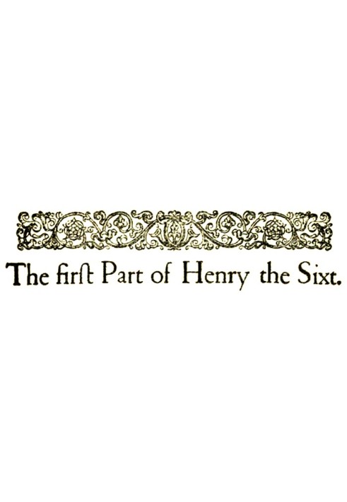 Book King Henry VI, the first part