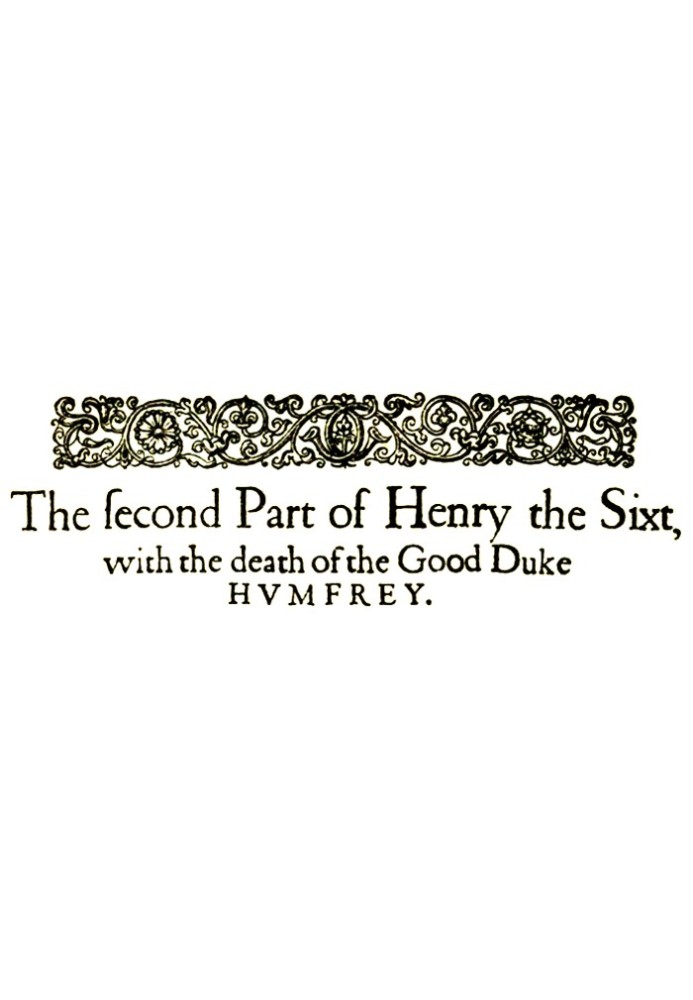 Book King Henry VI, the second part