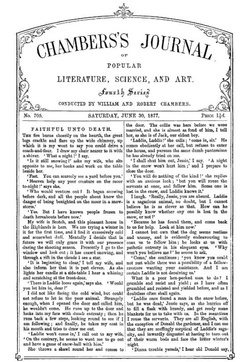 Book Chambers's Journal of Popular Literature, Science, and Art, No. 705, June 30, 1877