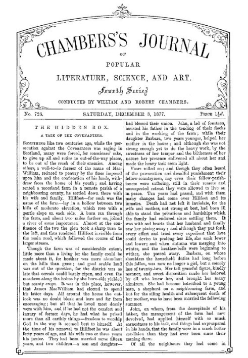 Book Chambers's Journal of Popular Literature, Science, and Art, No. 728, December 8, 1877