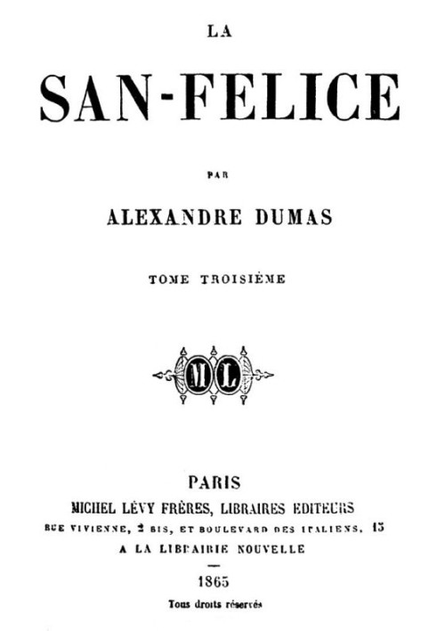 Book La San-Felice, Volume 03