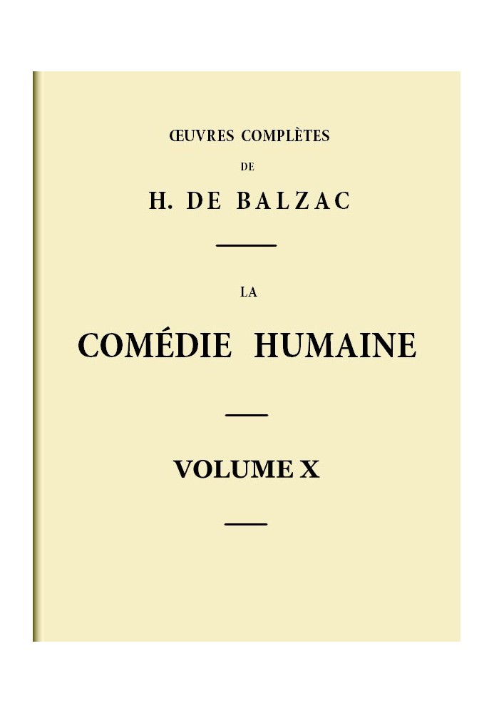 Book The Human Comedy - Volume 10. Scenes from Parisian life - Volume 02