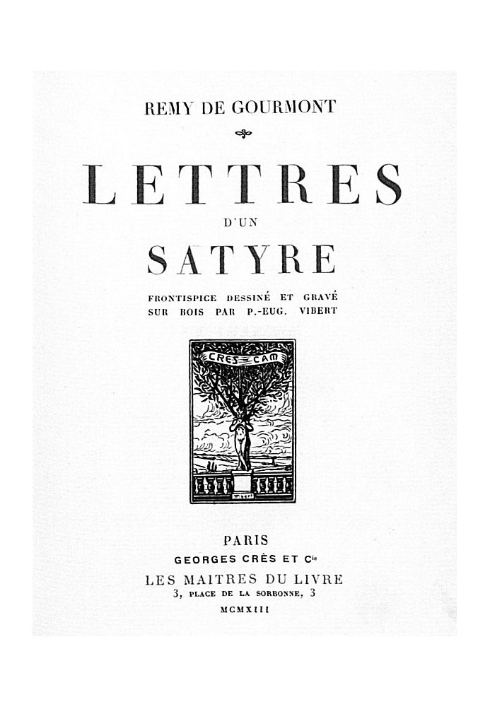 Book Letters from a satyr