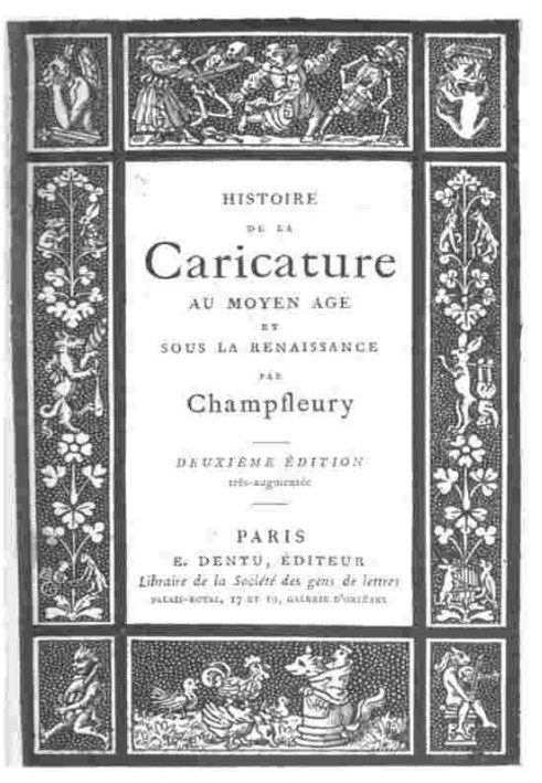 Book History of caricature in the Middle Ages and the Renaissance