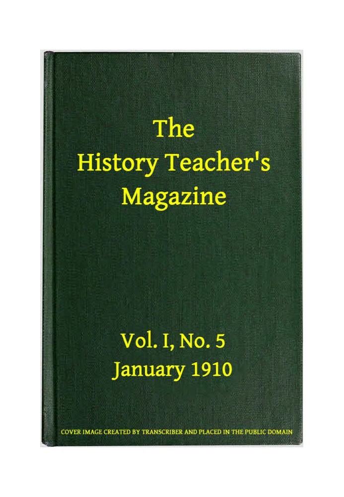 Книга Журнал учителя истории, Vol. I, № 5, январь 1910 г.
