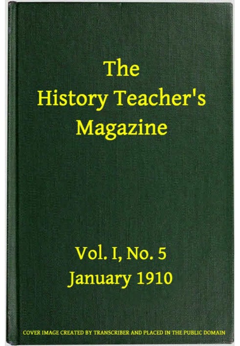 Книга Журнал учителя истории, Vol. I, № 5, январь 1910 г.