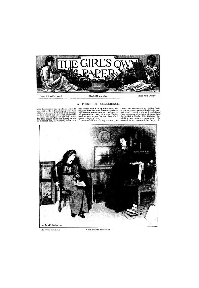 Book The Girl's Own Paper, Vol. XX. No. 1004, March 25, 1899