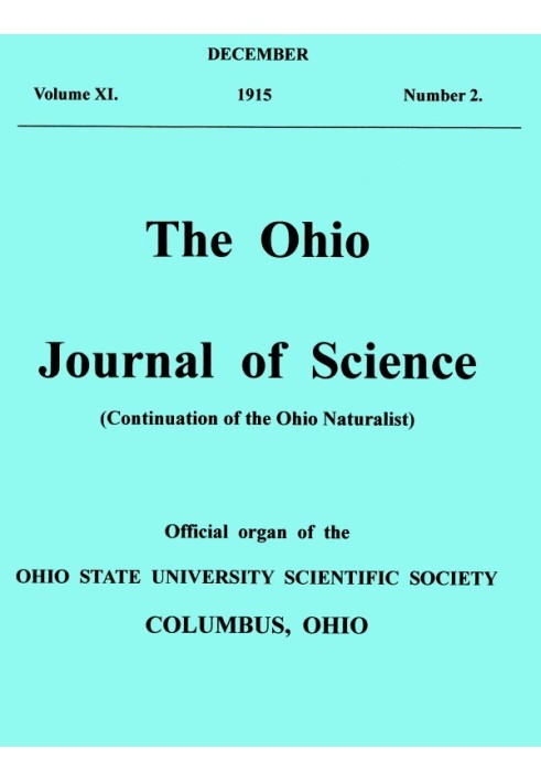 Book The Ohio Journal of Science. Vol. XVI., No. 2 (December, 1915)