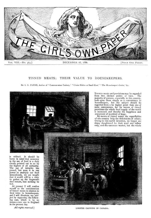 Book The Girl's Own Paper, Vol. VIII, No. 364, December 18, 1886