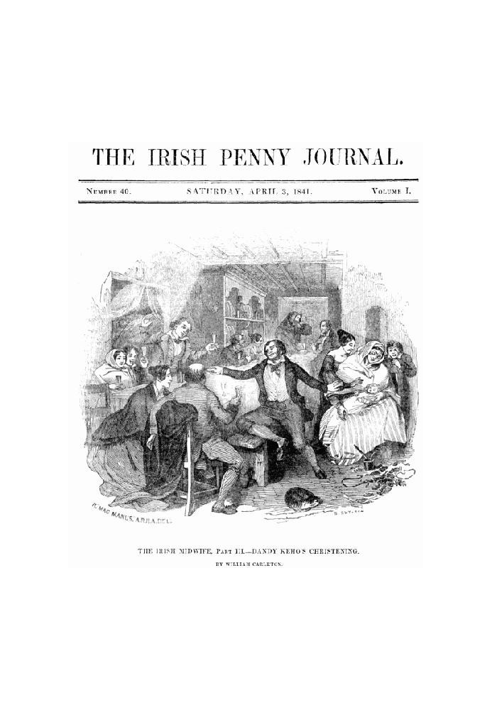 Книга The Irish Penny Journal, Vol. 1 № 40, 3 квітня 1841 р