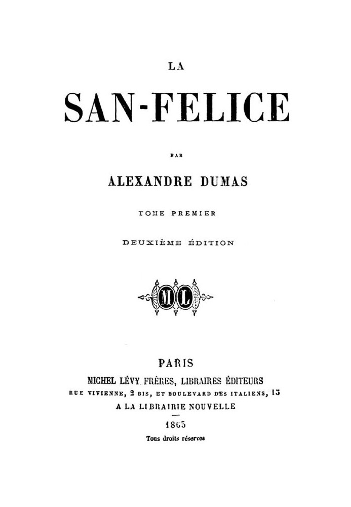 Book La San-Felice, Volume 01