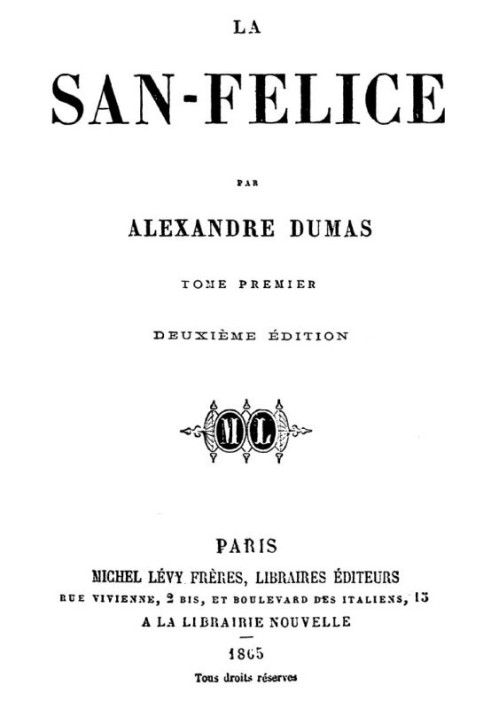 Book La San-Felice, Volume 01