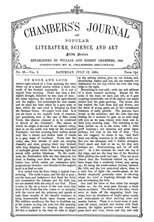 Book Chambers's Journal of Popular Literature, Science, and Art, Fifth Series, No. 28, Vol. I, July 12, 1884
