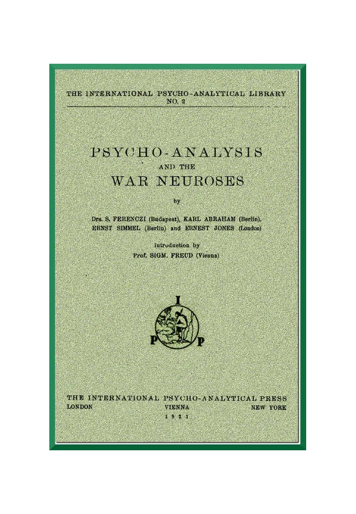Book Psycho-Analysis and the War Neuroses