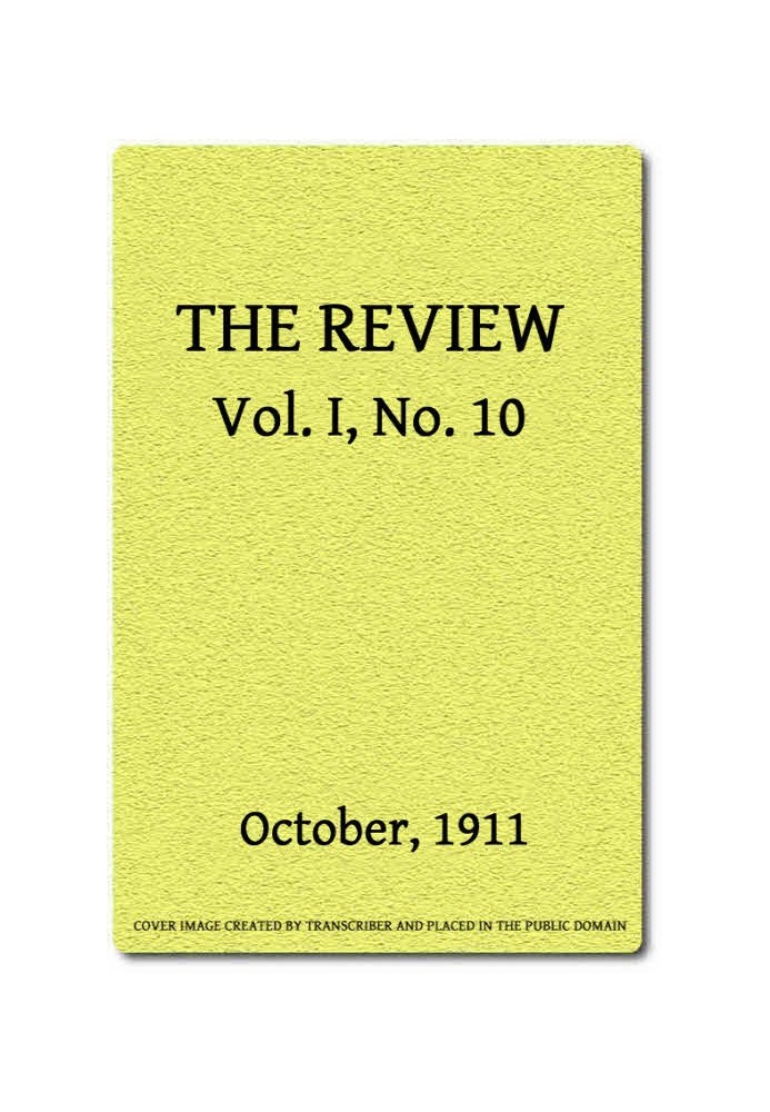 Book The Review, Vol. 1, No. 10, October, 1911