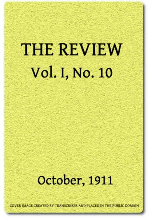 Book The Review, Vol. 1, No. 10, October, 1911