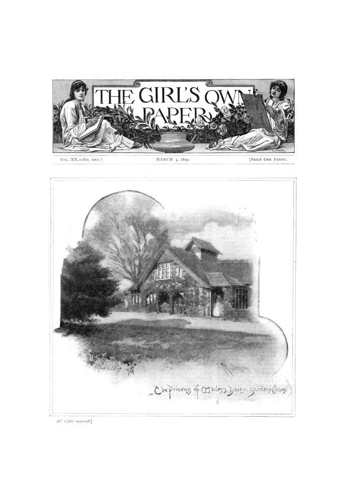 Книга The Girl's Own Paper, Vol. XX. № 1001, 4 березня 1899 р