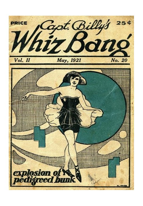 Book Captain Billy's Whiz Bang, Vol. 2, No. 20, May, 1921 America's Magazine of Wit, Humor and Filosophy