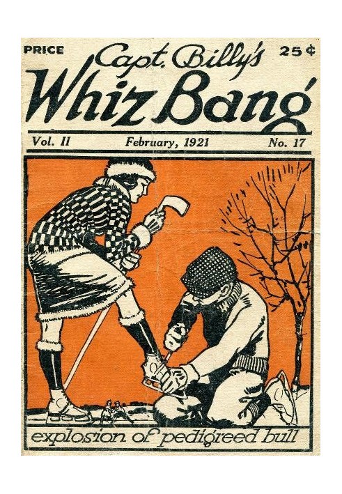 Книга Captain Billy's Whiz Bang, Vol. 2. № 17, лютий 1921 р. Американський журнал дотепності, гумору та філософії