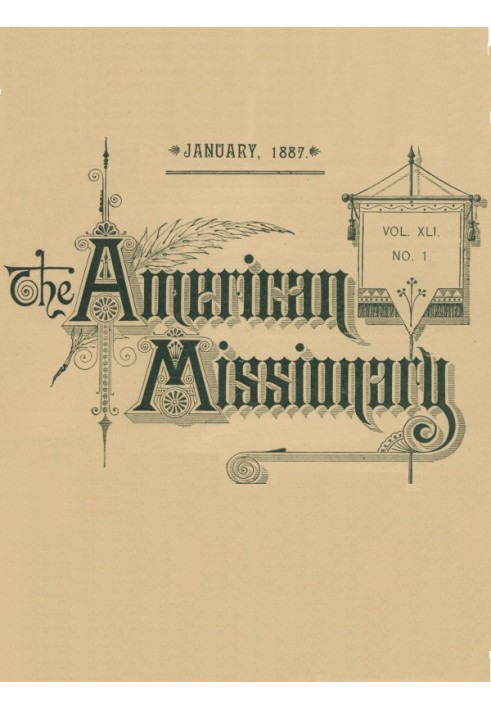 Книга Американский миссионер - Том 41, № 1, январь 1887 г.