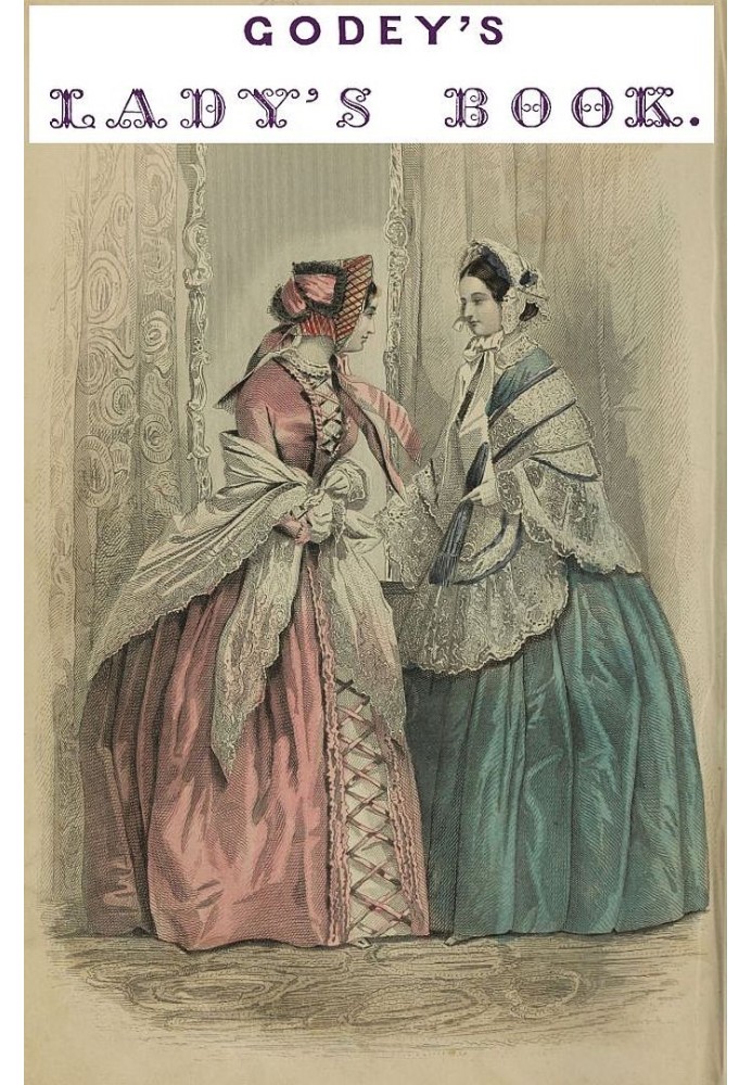 Книга Godey's Lady's Book, Vol. 48-49, № XVIII, травень 1854 р