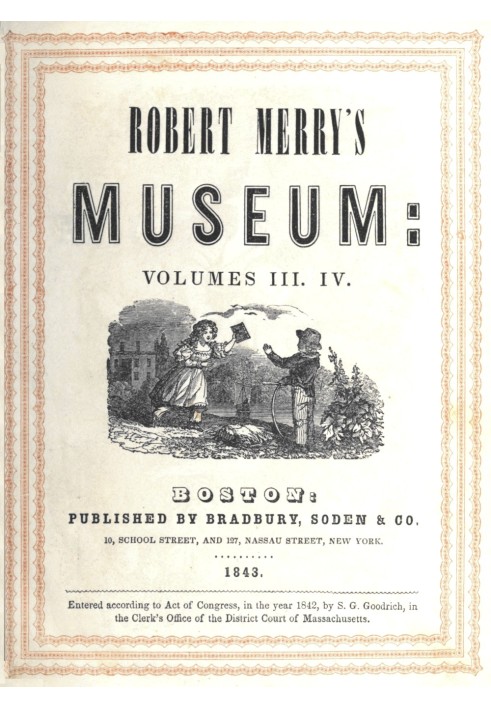 Book Robert Merry's museum, Volumes III-IV  (1842)