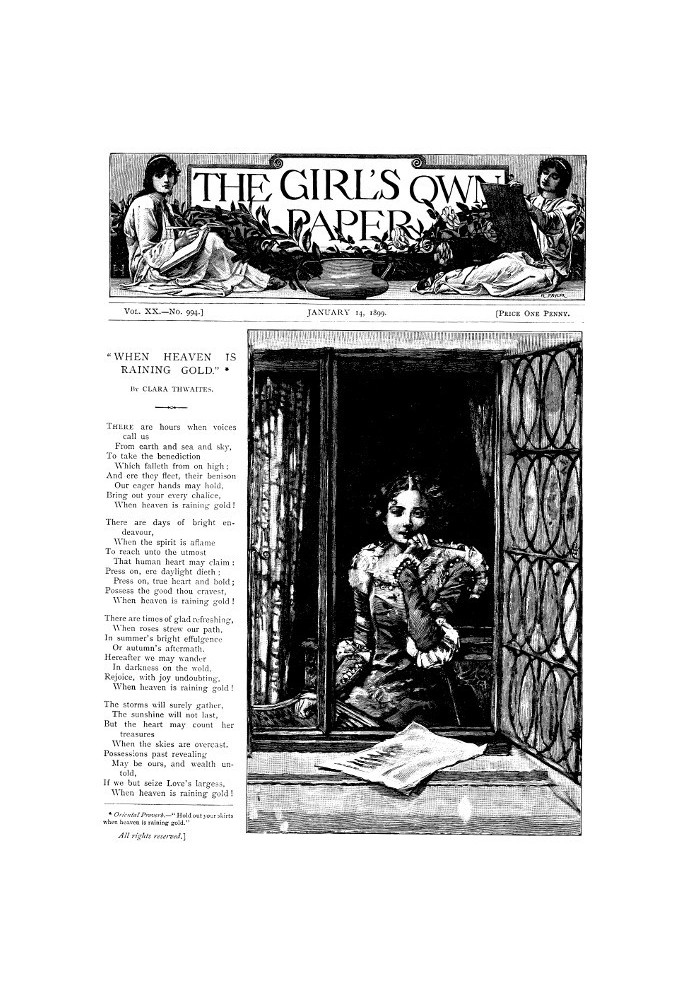 Book The Girl's Own Paper, Vol. XX, No. 994, January 14, 1899