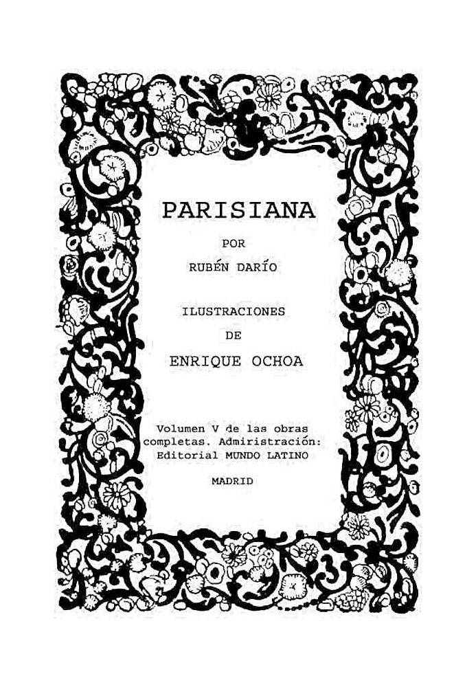 Book Parisiana Complete Works, Vol. V