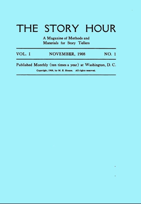 Книга Година оповідань, том. I, № 1, листопад 1908 р. Журнал методів і матеріалів для оповідачів