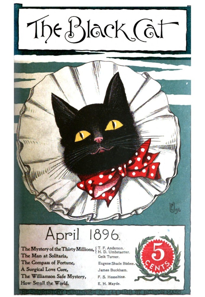 Книга Черная кошка, Том. I, № 7, апрель 1896 г.