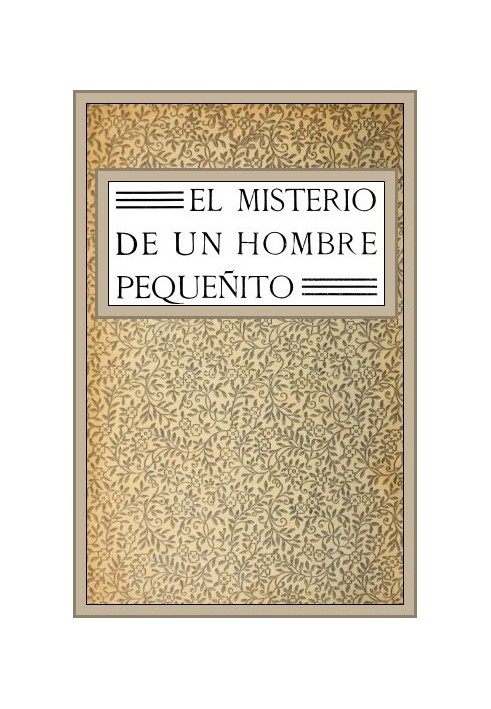 Book The mystery of a little man: novel