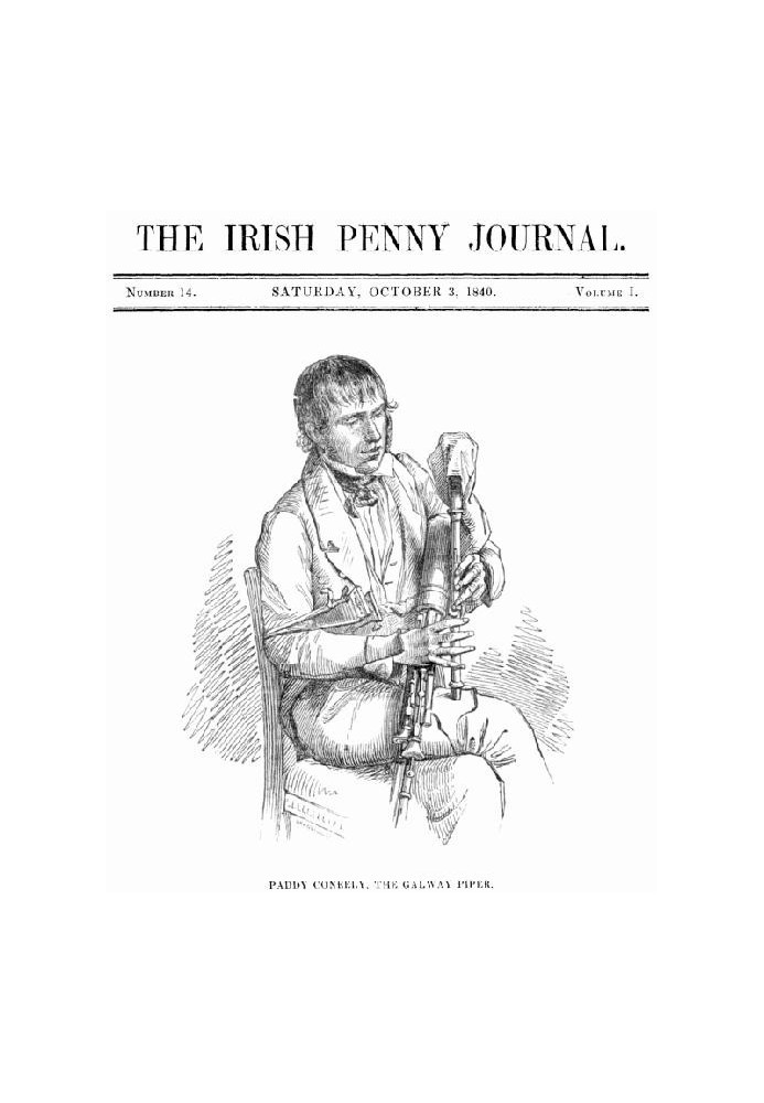 Book The Irish Penny Journal, Vol. 1 No. 14, October 3, 1840