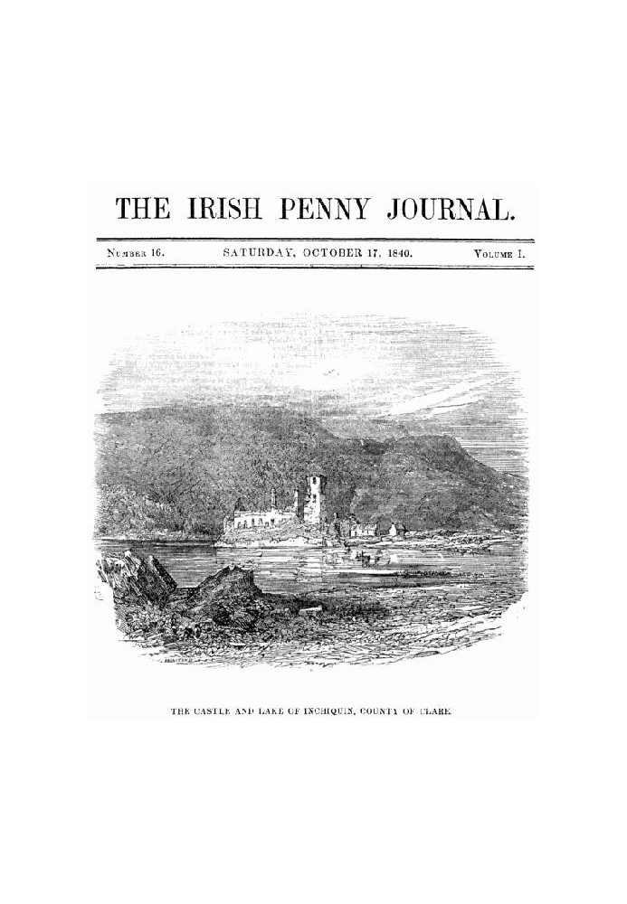 Book The Irish Penny Journal, Vol. 1 No. 16, October 17, 1840