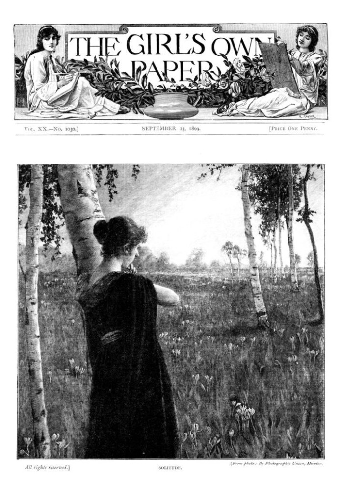 Book The Girl's Own Paper, Vol. XX, No. 1030, September 23, 1899