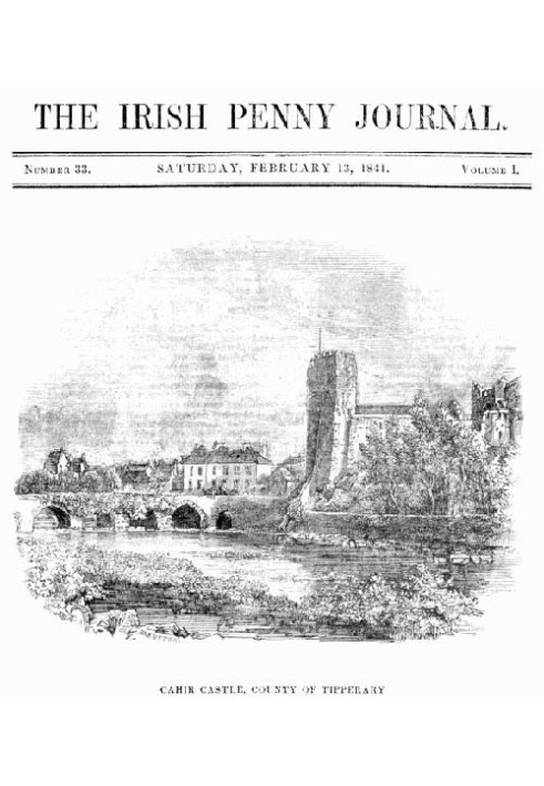 Книга The Irish Penny Journal, Vol. 1 № 33, 13 лютого 1841 р
