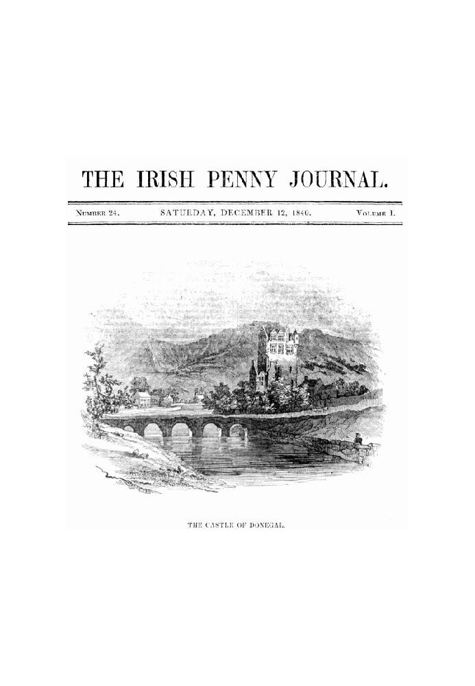 Book The Irish Penny Journal, Vol. 1 No. 24, December 12, 1840