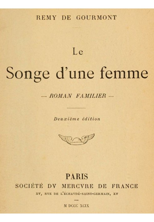 Book A Woman's Dream: a familiar novel