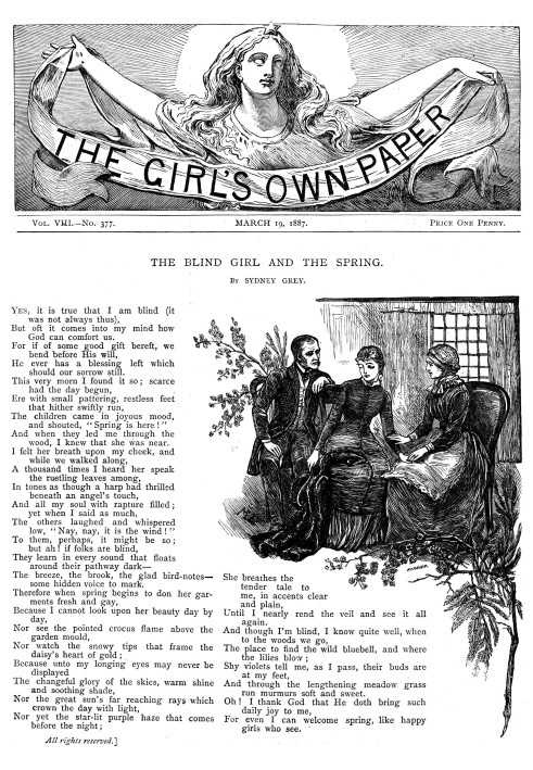 Book The Girl's Own Paper, vol. VIII., no. 377, March 19, 1887
