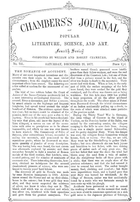 Book Chambers's Journal of Popular Literature, Science, and Art, No. 731 December 29, 1877