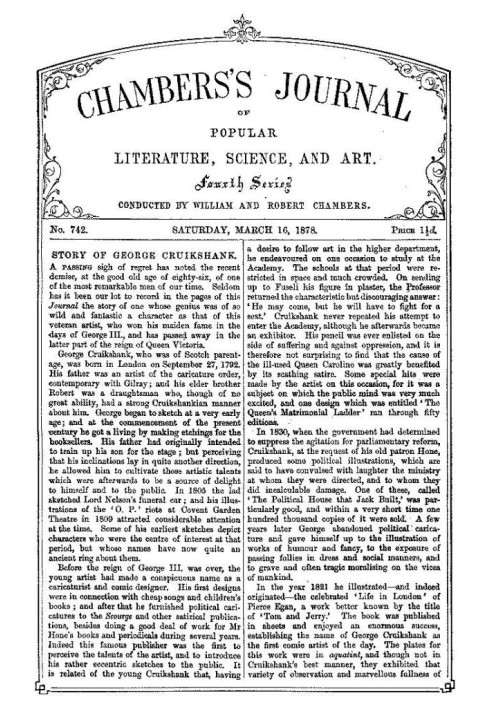 Book Chambers's Journal of Popular Literature, Science, and Art, No. 742, March 16, 1878