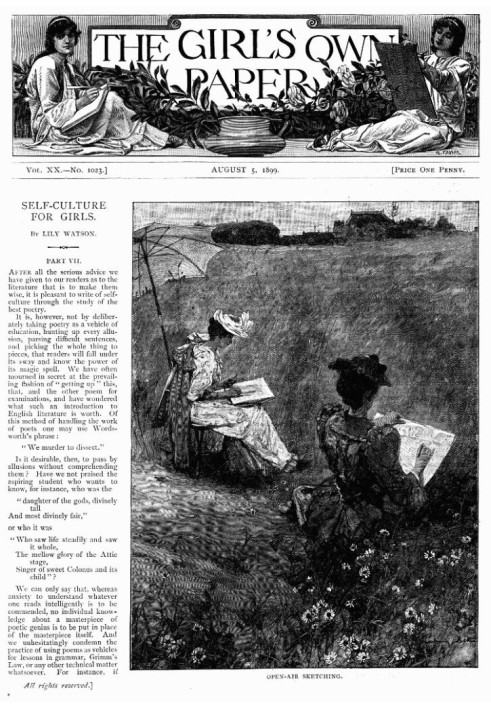 Book The Girl's Own Paper, Vol. XX. No. 1023, August 5, 1899