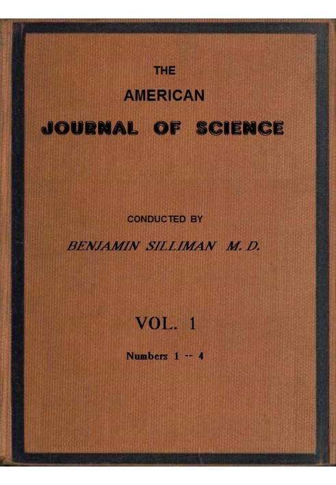 Book American Journal of Science, Vol. 1.