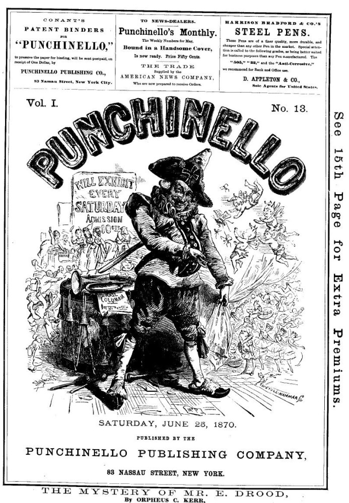 Book Punchinello, Volume 1, No. 13, June 25, 1870
