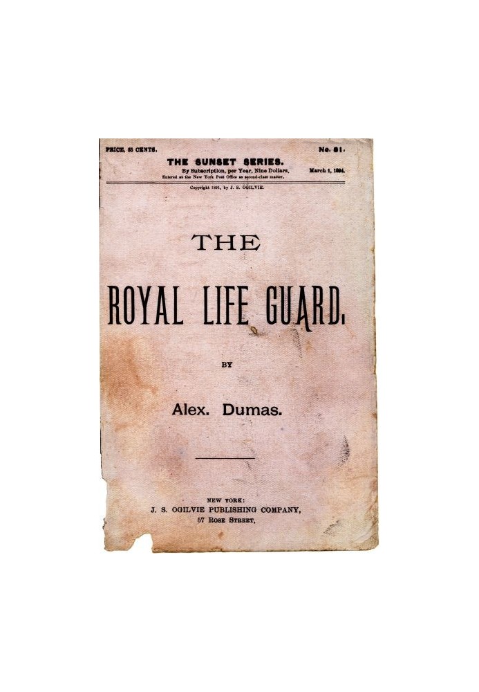 Book The Royal Life Guard; or, the flight of the royal family. A historical romance of the suppression of the French monarchy