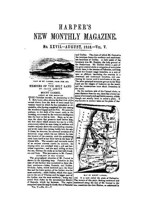 Book Harper's New Monthly Magazine, No. XXVII, August 1852, Vol. V